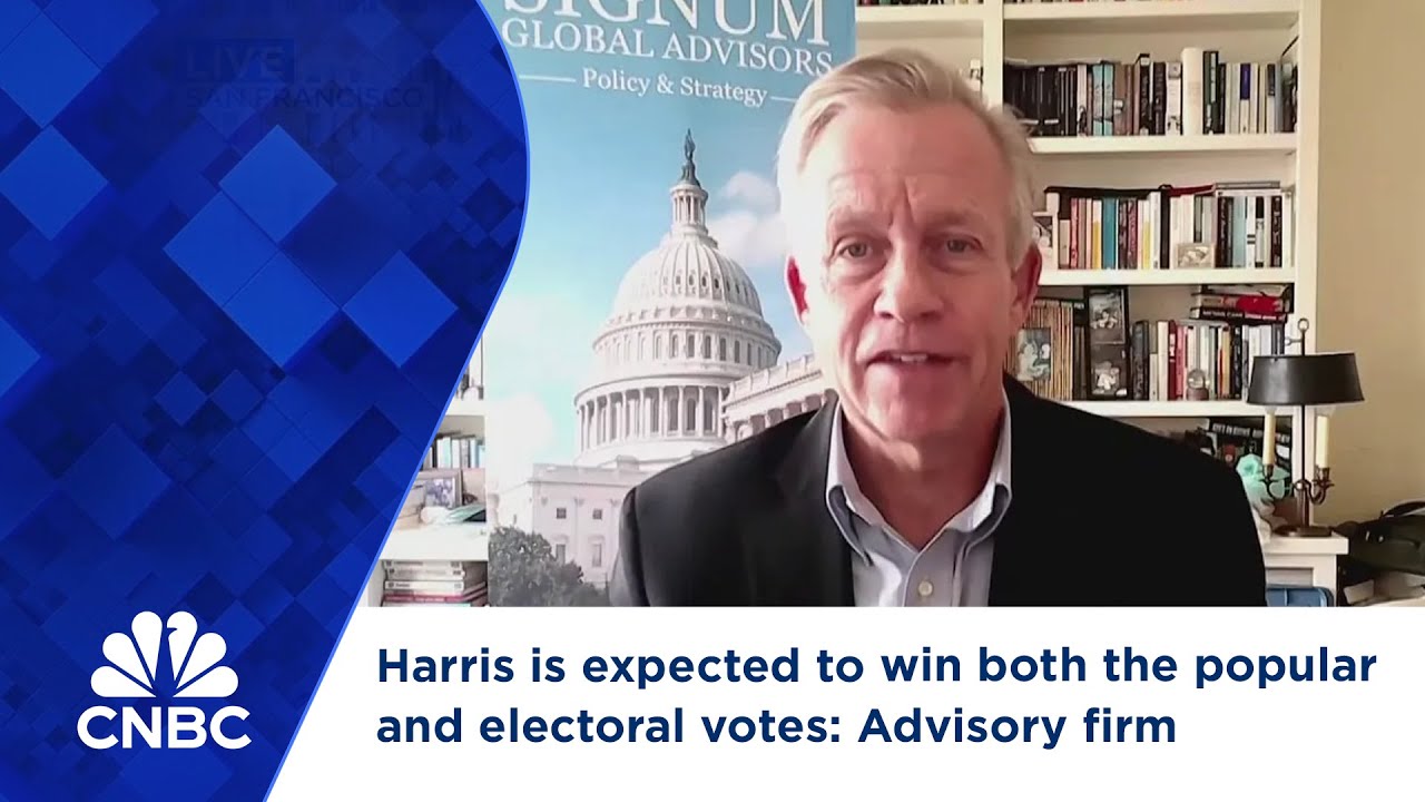 Harris is expected to win both the popular and electoral votes: Adv...